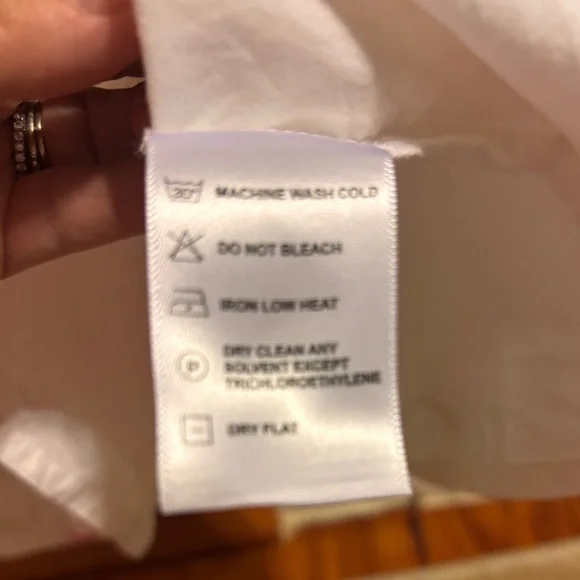 Fox & Hen white Blouse with Pink edging - Picture 7 of 8